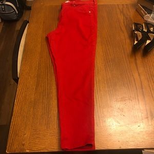 Maurice’s True Red Jeggings Size 24